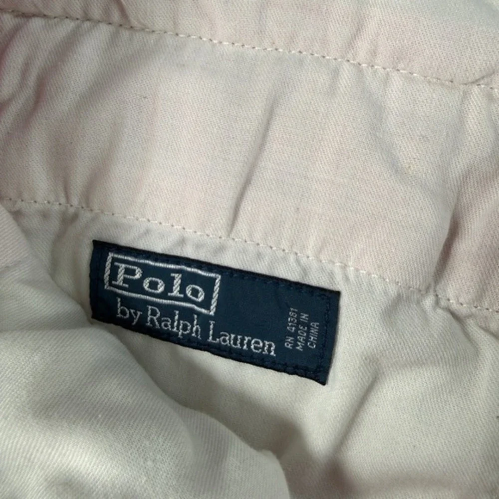 Vintage Polo Ralph Lauren Mens 34 Chino Shorts Pink Cotton Vintage Preppy Casual